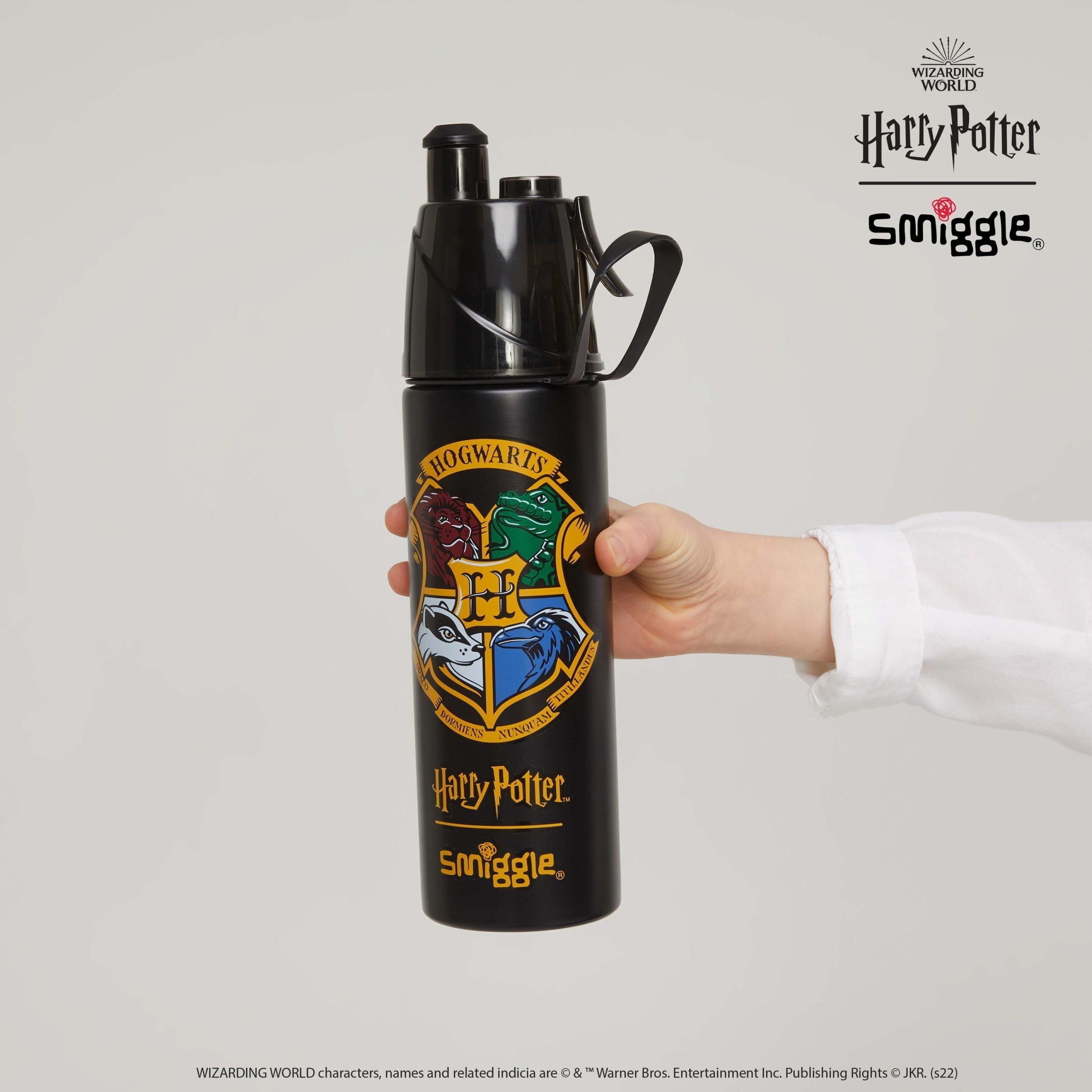 Smiggle - Harry Potter Water Spray 500ML Steel Water Bottle