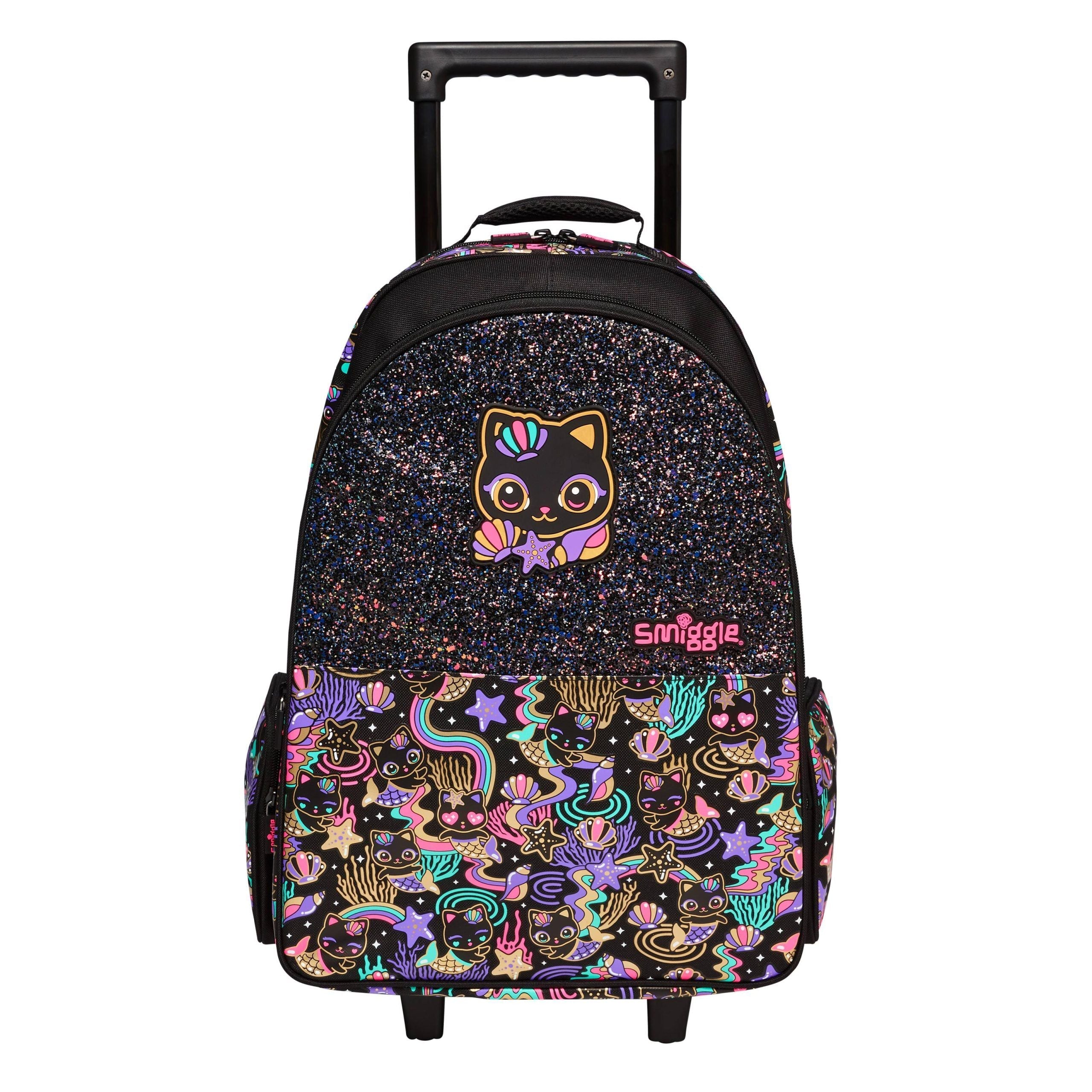 Smiggle - Hey There Lighted Wheeled School and Travel Bag