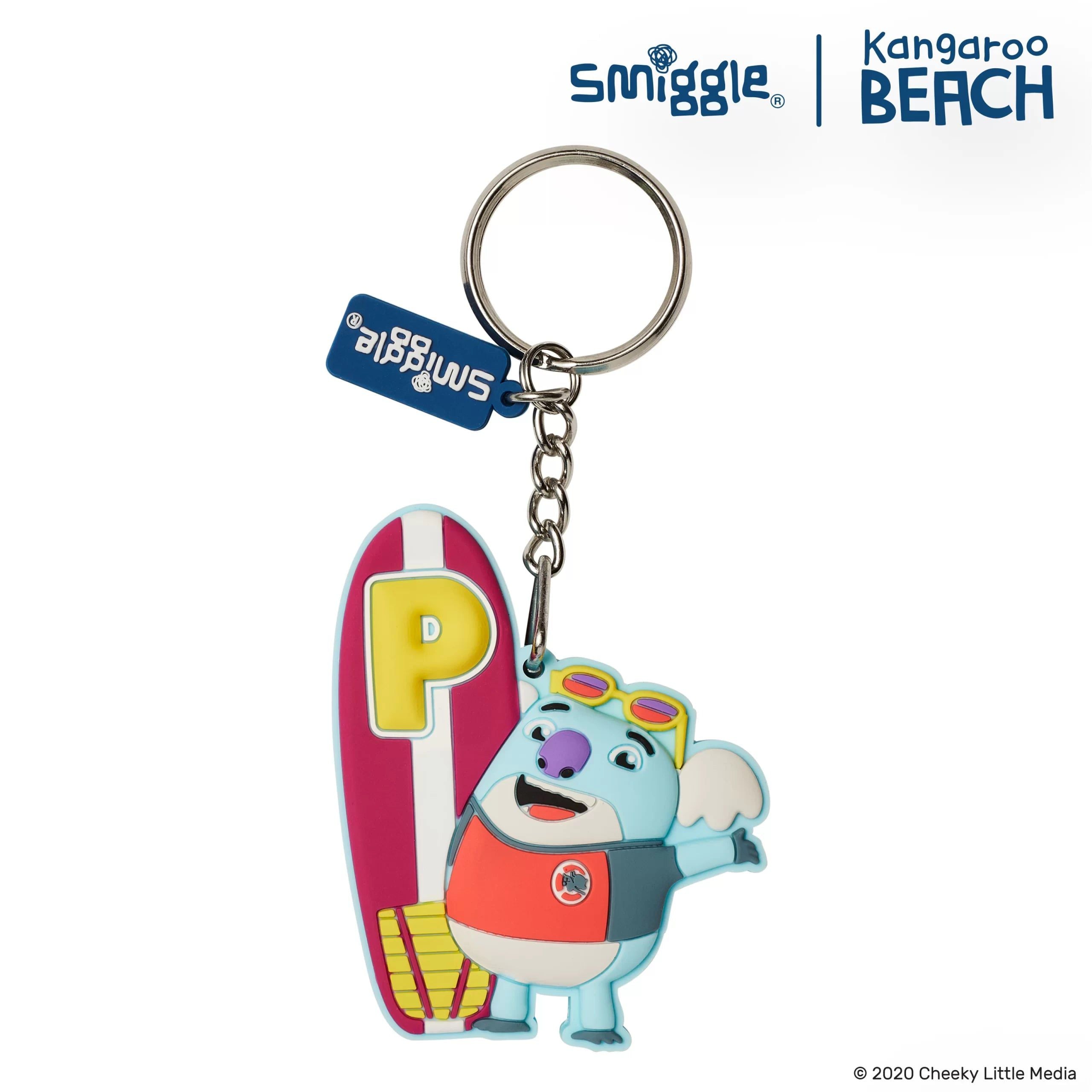 Smiggle - Kangaroo Beach Letter P Scented Keychain