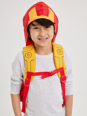 Smiggle - Marvel Iron Man Kapüşonlu Anaokulu Sırt Çantası