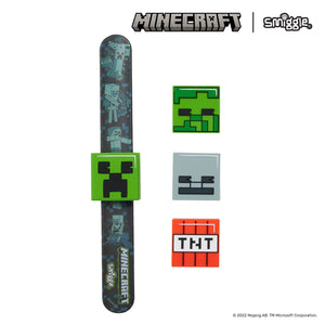 Smiggle - Minecraft Multi-Charm Changing Slapband Arm Accessory