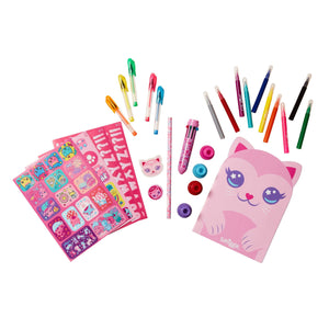 Smiggle - Sweet Red Cat Crayon Backpack Set for Little Ones