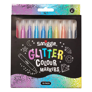 Smiggle - Glitter Glittery Marker Highlighters 10pcs