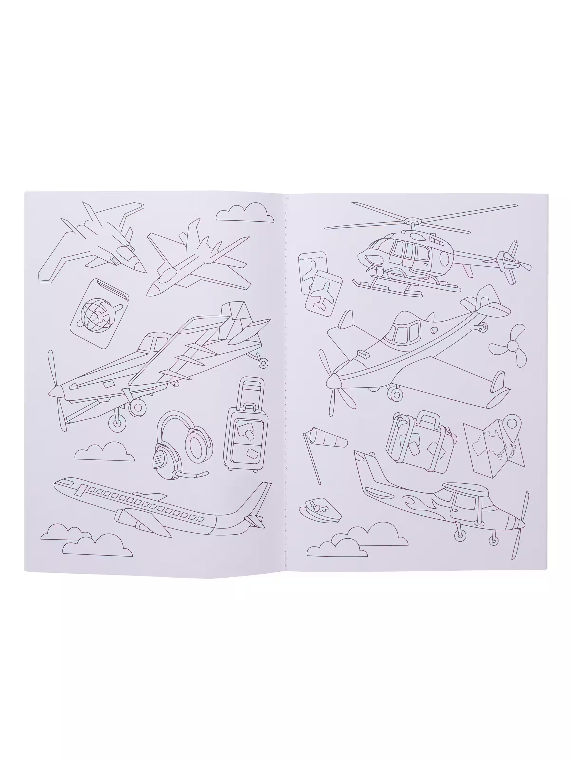 Smiggle - My Vehicles Colouring Book