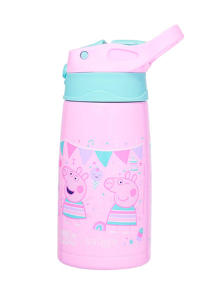 Smiggle - Peppa Pig 400ML Stainless Steel Automatic Water Bottle