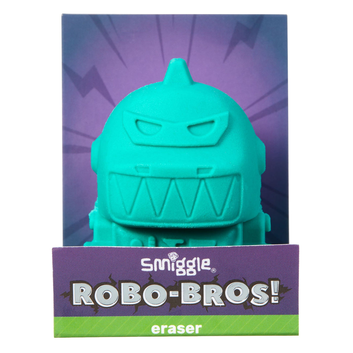 Smiggle - Robo-Bros Long-Lasting Eraser