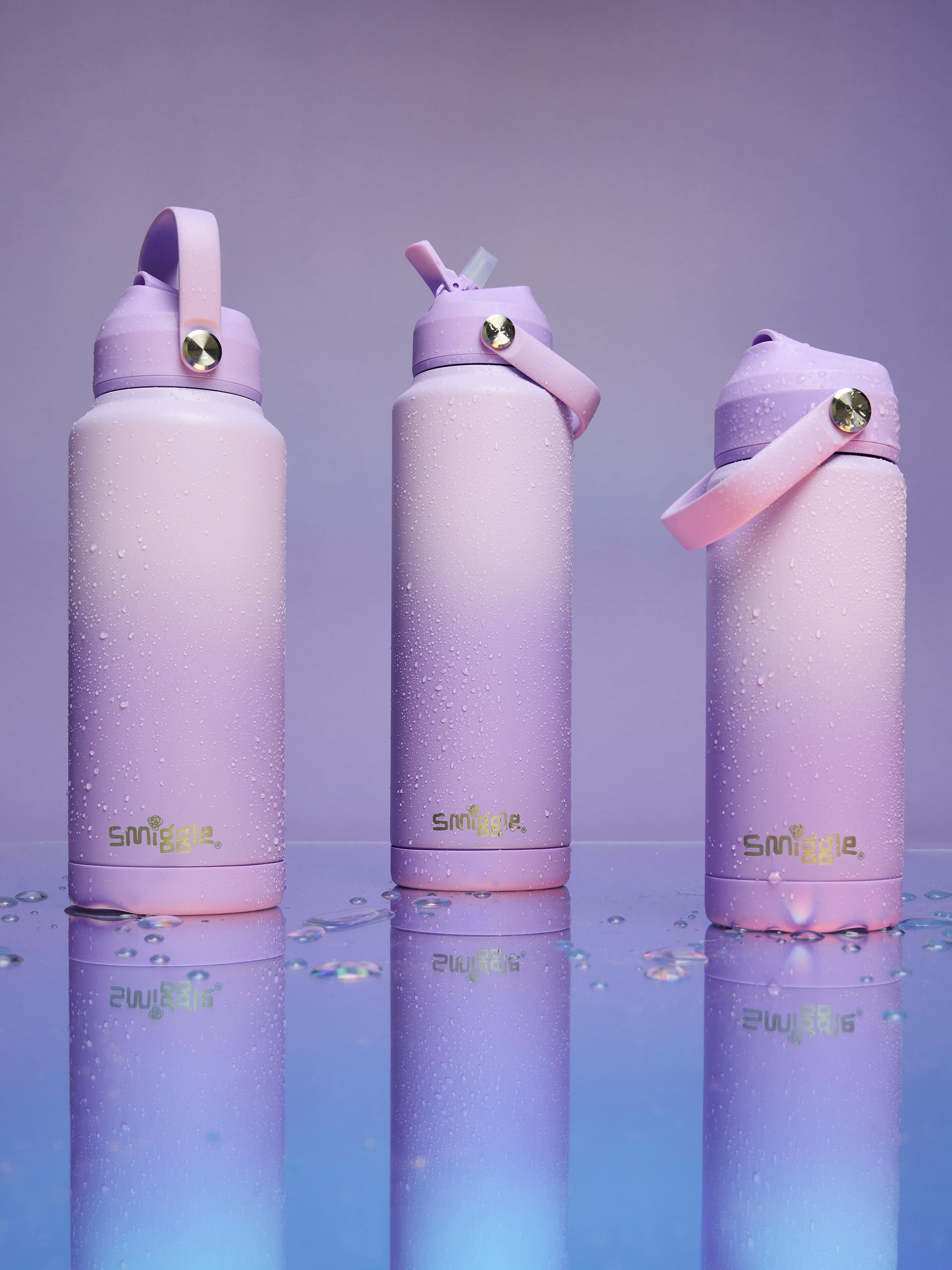 Smiggle - Squiggle Insulated 1.2L Stainless Steel Water Bottle