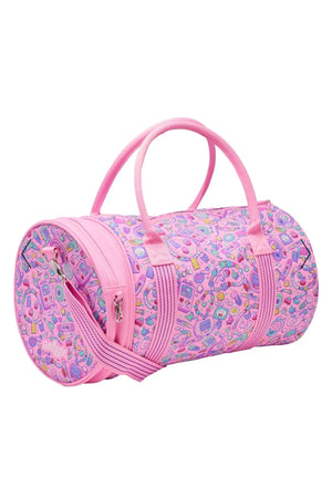 Smiggle - Super Charge 2 si 1 arada Pembe Omuz ve Spor Çantası
