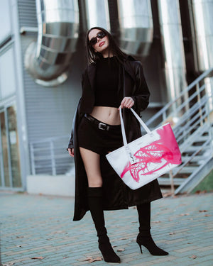 Sprayground - Storm Pink White Tote Shoulder Bag
