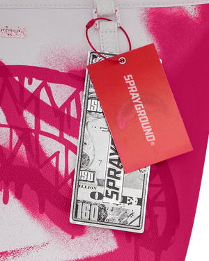 Sprayground - Storm Pink White Tote Shoulder Bag