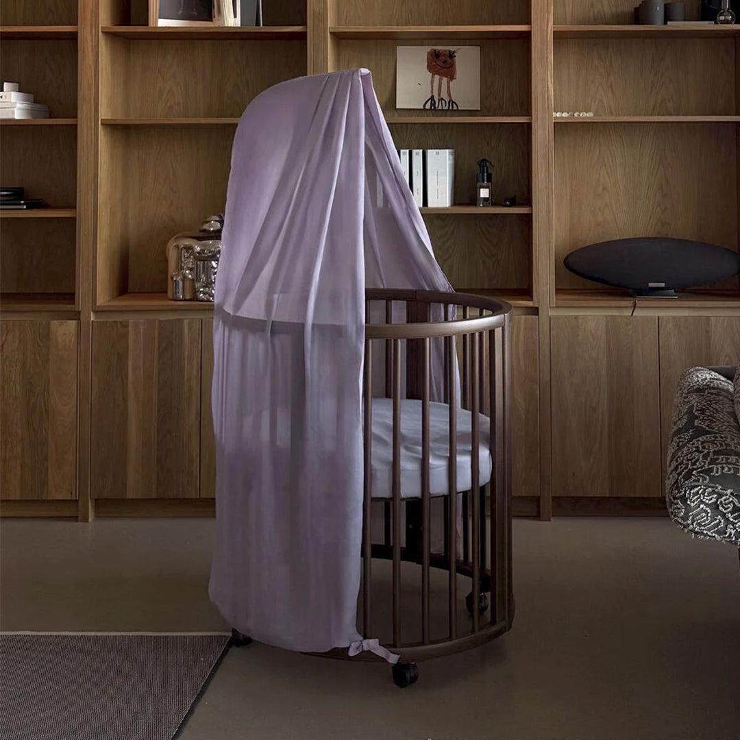 Stokke Sleepi Mini Fitted Sheet - Lavender Osc-Sheets-Lavender Osc- | Natural Baby Shower