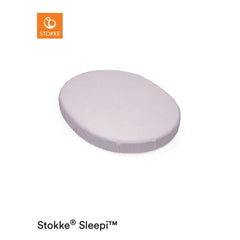 Stokke Sleepi Mini Fitted Sheet - Lavender Osc-Sheets-Lavender Osc- | Natural Baby Shower