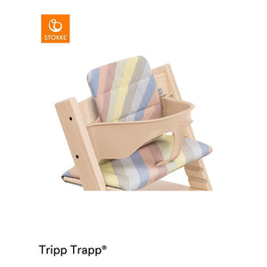 Stokke Tripp Trapp Cushion - Pastel Stripes-Highchair Accessories-Pastel Stripes- | Natural Baby Shower
