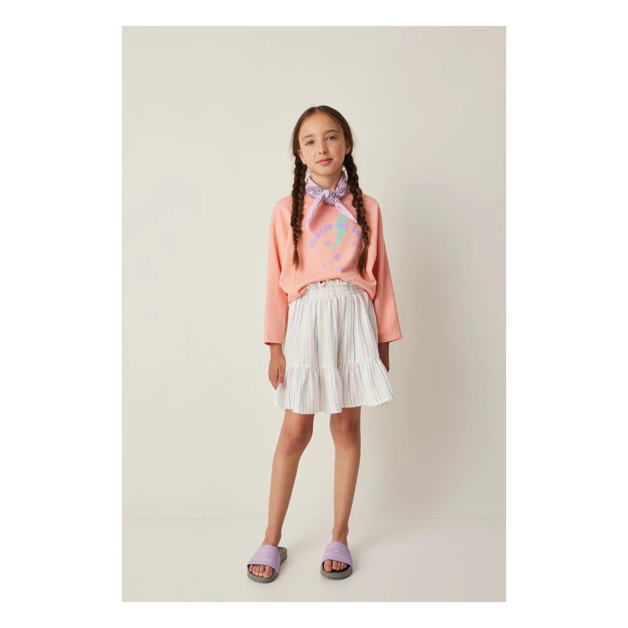 Tocoto Vintage - Storm Of Love Sweatshirt | Coral