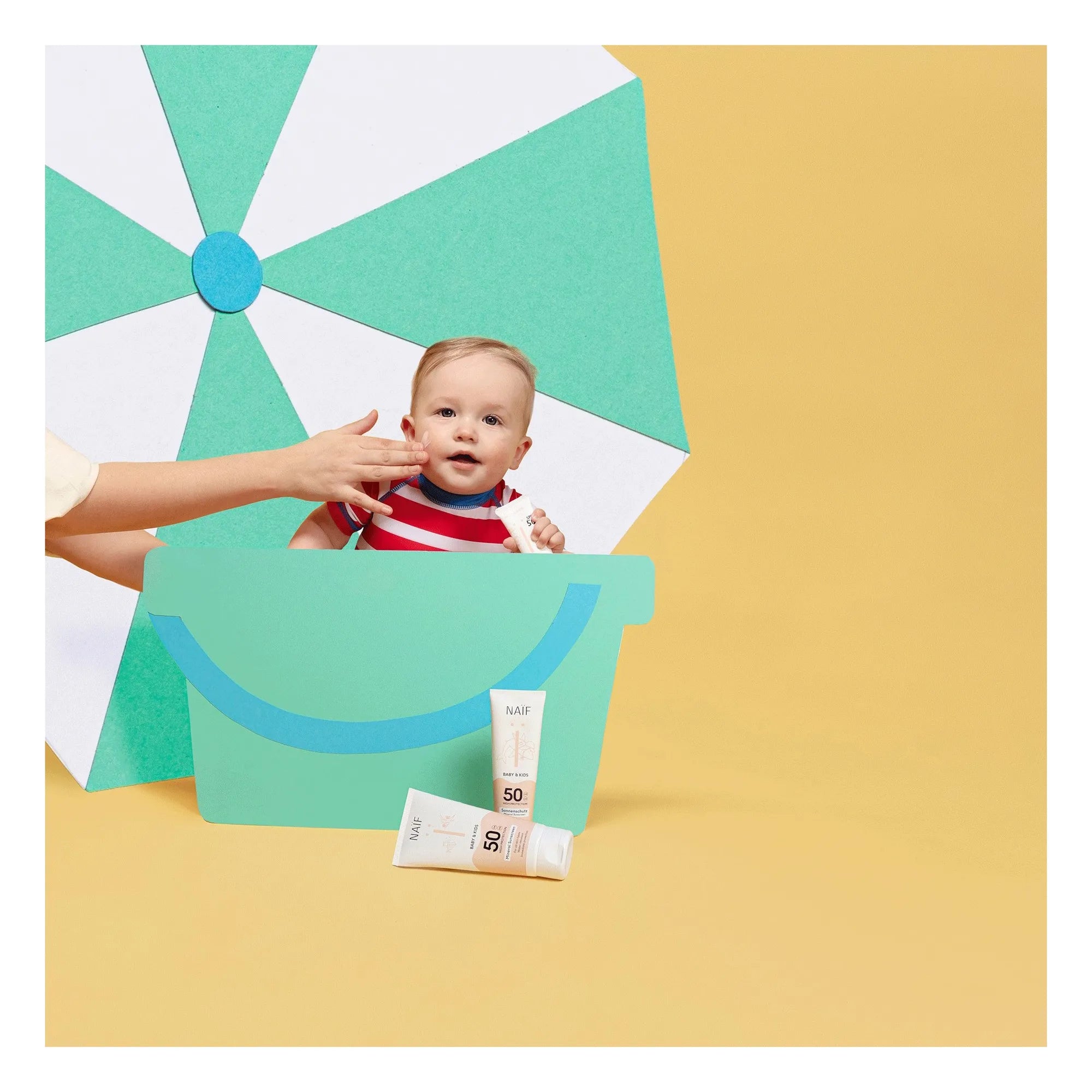 Naïf Natural Skincare - Sunscreen SPF50 for Babies and Children - 100 ml