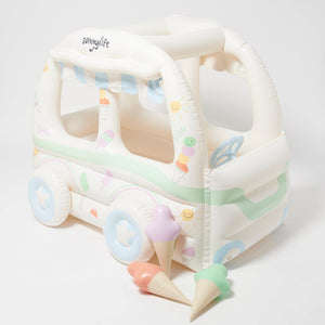 Sunnylife - Kids' Beach and Garden Inflatable Ice Cream Parlor Play Set