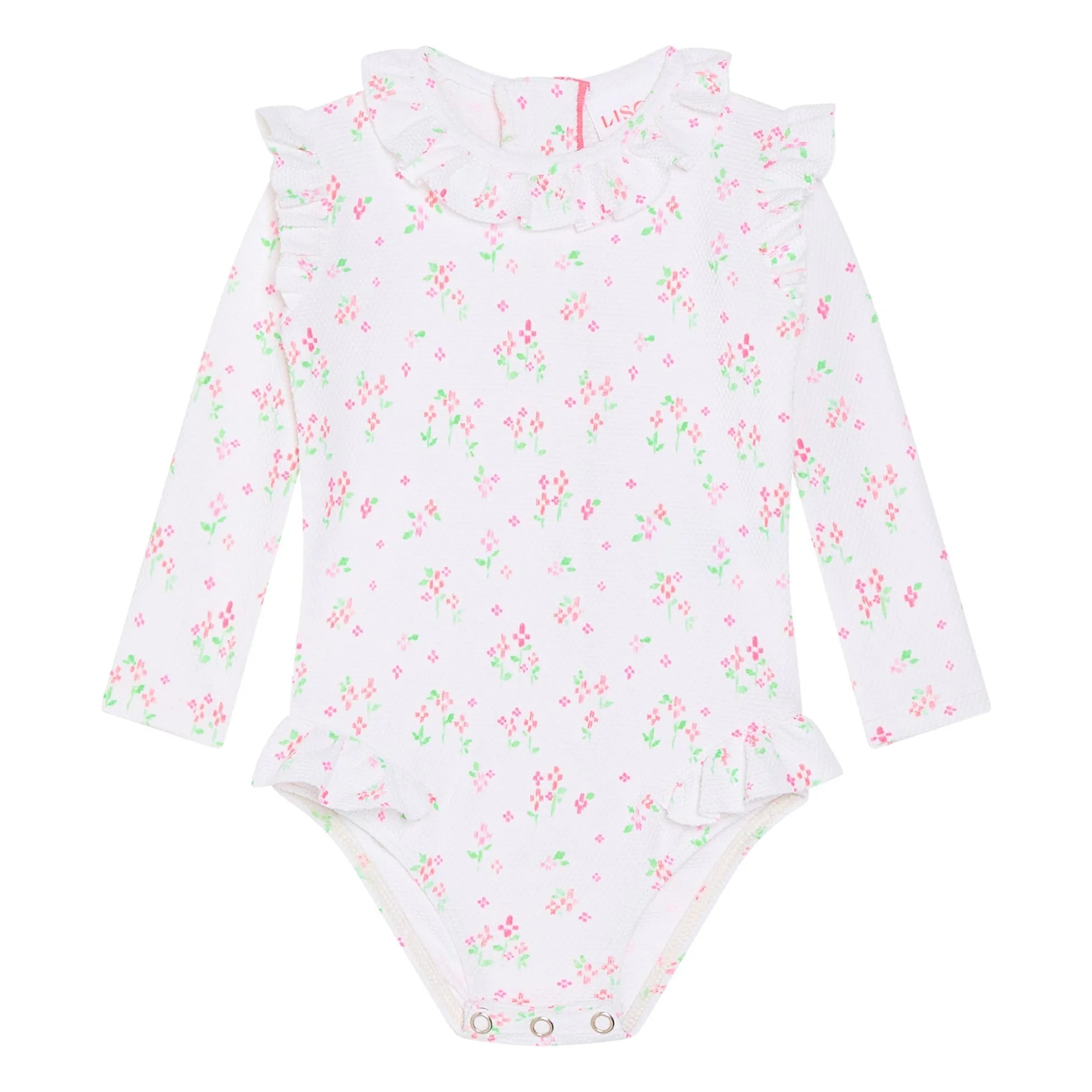 Lison Paris - Suzanna Surfer Floral One-Piece Swimsuit | White