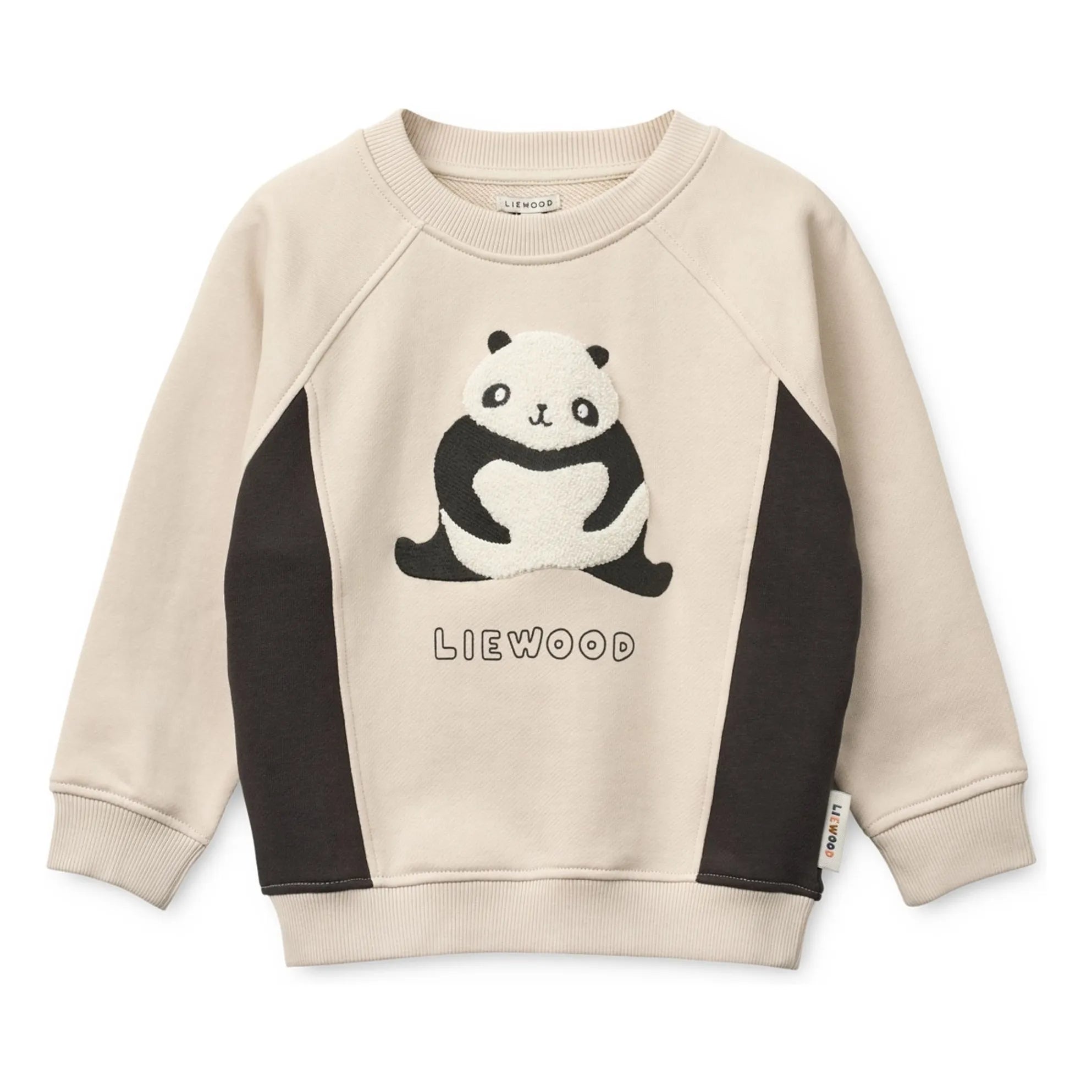 Liewood - Sweat Aude Panda Organic Cotton | Ecru