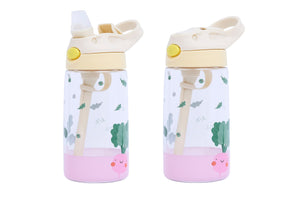 The Cotton Cloud - Funky Dogs 480ML Tritan Water Bottle with Hidden Straw