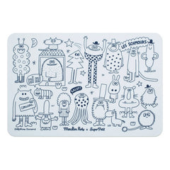 Superpetit - Smouks mini painting set with 4 felt-tip pens - SuperPetit x Moulin Roty