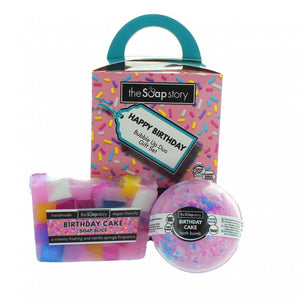 The Soap Story - Soap and Bath Bomb Happy Birthday Gift Set