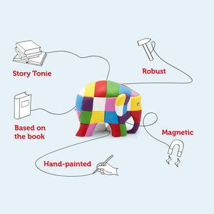 Tonies Elmer + Friends Story Collection-Audio Player Cards + Characters- | Natural Baby Shower