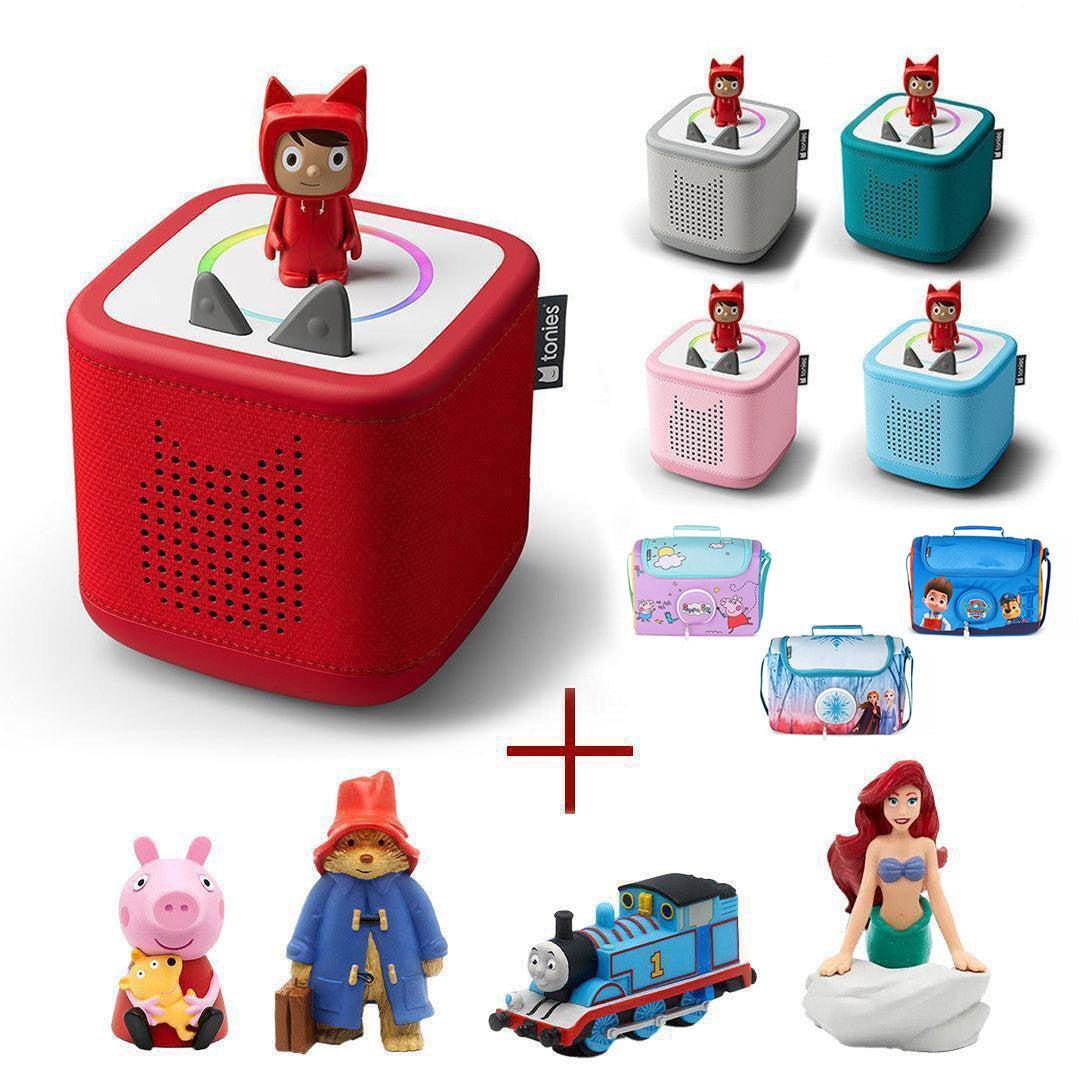 Tonies Toniebox 2 Ultimate L&P Bundle | Create your own (6pc)-Audio Players- | Natural Baby Shower