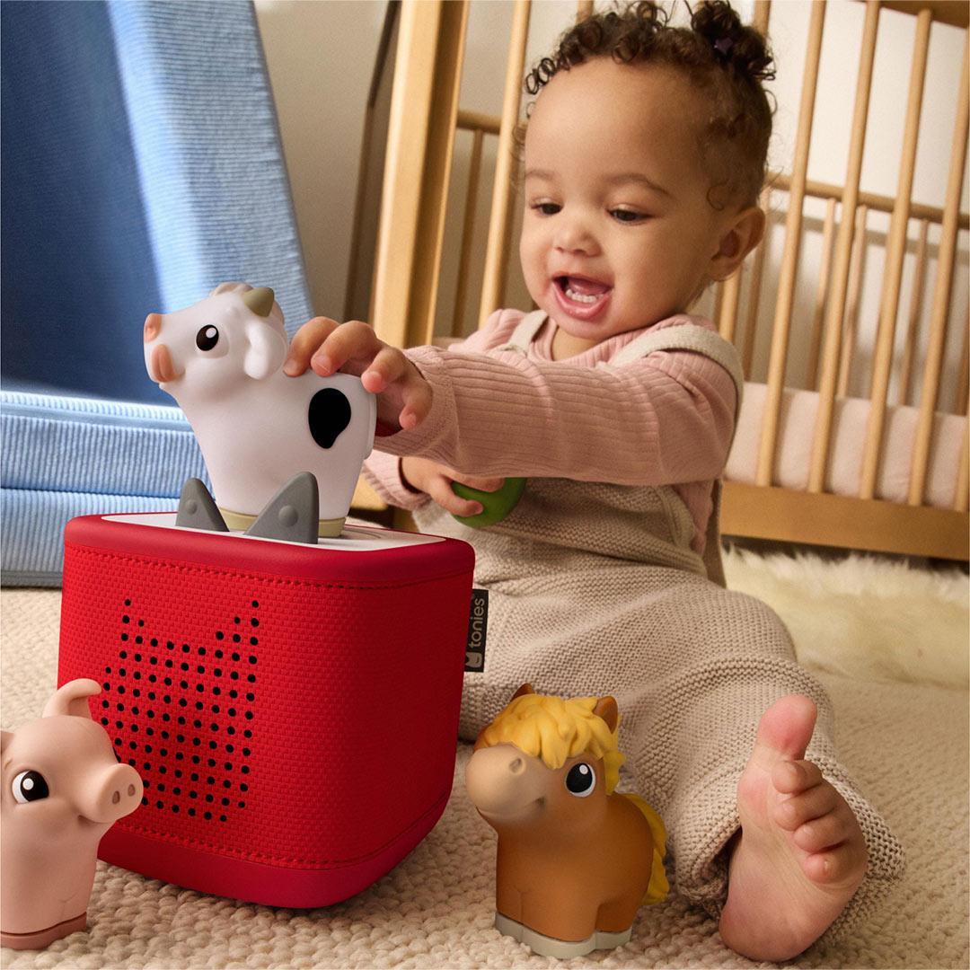 My First Tonies Farm Set - Cow, Pig, Horse-Audio Player Cards + Characters- | Natural Baby Shower