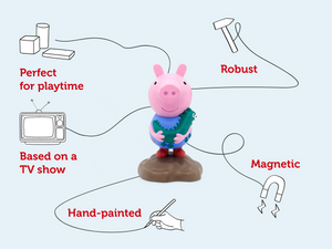 Tonies - Peppa Pig and George Audio Figure in English
