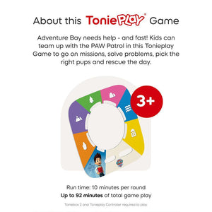 Tonies Toniebox 2 Play Set with PAW Patrol Chase Tonie, Tonieplay Game, Tonieplay Controller - Teal-Audio Players-Teal- | Natural Baby Shower