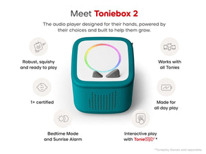 Tonies - Toniebox 2 Tropical Turquoise Starter Set Box