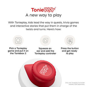 Tonies Toniebox 2 Play Bundle | Build your Own (3pc)-Audio Players- | Natural Baby Shower