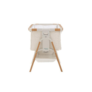 Tutti Bambini CoZee XL - Complete Birth To 4+ Years Package - Scandinavian Walnut/Ecru-Bedside Cribs-Scandinavian Walnut/Ecru- | Natural Baby Shower