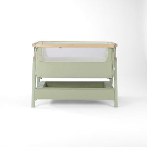 Tutti Bambini Cozee Air 2 Bedside Crib - Drifted Oak / Eucalyptus-Cribs-Drifted Oak / Eucalyptus- | Natural Baby Shower