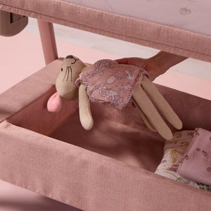 Tutti Bambini Cozee Zen Bedside Crib - Blush-Cribs-Blush- | Natural Baby Shower