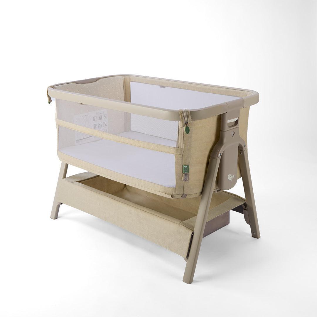 Tutti Bambini Cozee Zen Bedside Crib - Sand-Cribs-Sand- | Natural Baby Shower