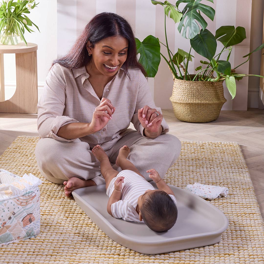 Tutti Bambini Cushi Mini Changing Mat - Mushroom-Changing Mats-Mushroom- | Natural Baby Shower