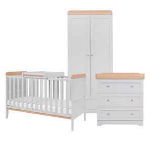 Tutti Bambini Rio 3pc Room Set - Dove Grey/Honey Oak-Nursery Sets-Dove Grey/Honey Oak- | Natural Baby Shower