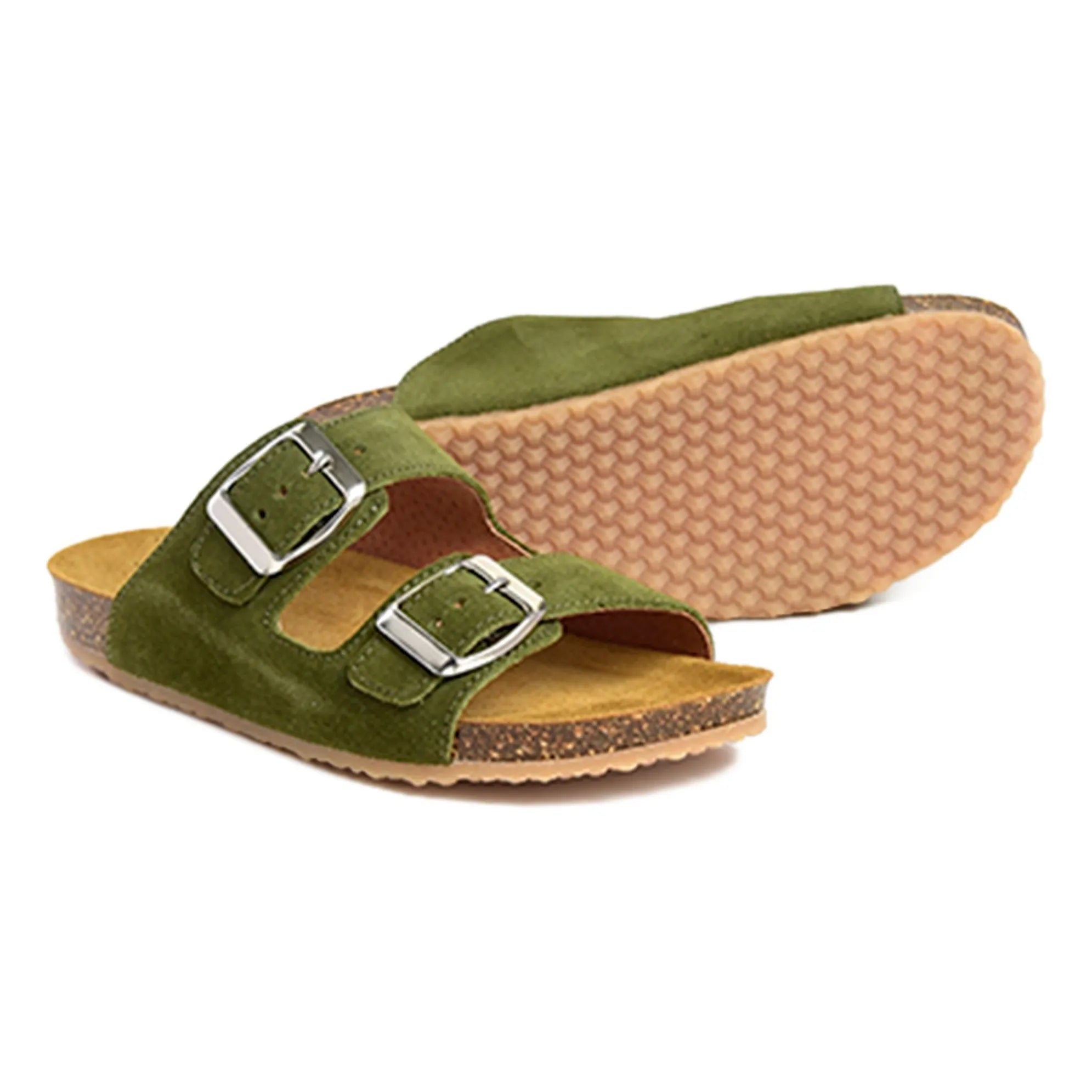 Pèpè - Two Con Me - Double Buckle Sandals | Khaki