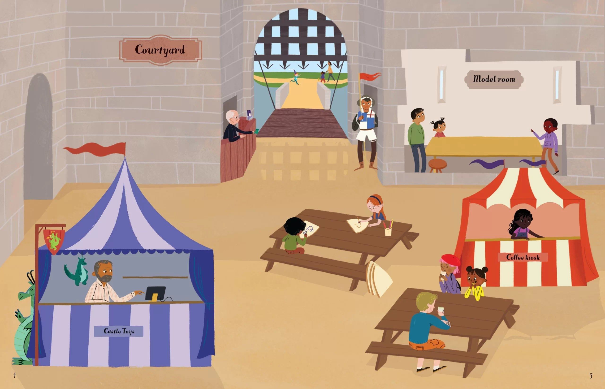 Usborne - Castle Sticker Book