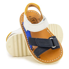 Pom d'Api - Waff Jimy Sandals | Navy Blue