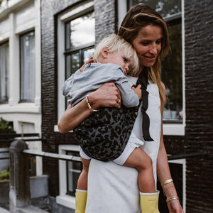 Wildride Toddler Carrier - Grey Leopard-Baby Carriers-Grey Leopard- | Natural Baby Shower