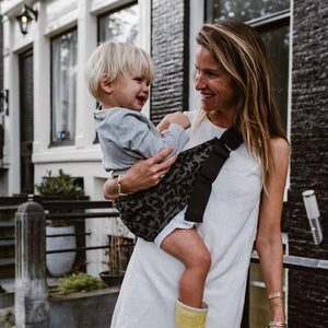 Wildride Toddler Carrier - Grey Leopard-Baby Carriers-Grey Leopard- | Natural Baby Shower