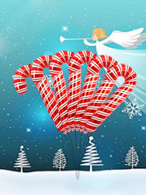 New Year - Christmas Candy Cane Large 84CM New Year Decorative Balloon 1 Piece