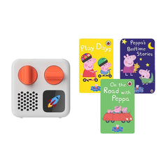 Yoto Mini Player Bundle - Peppa Pig | 2024 Edition-Audio Players-No Headphones- | Natural Baby Shower