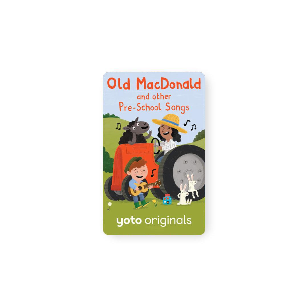 Yoto - Old Macdonald and Other Preschool Songs English Audio Card