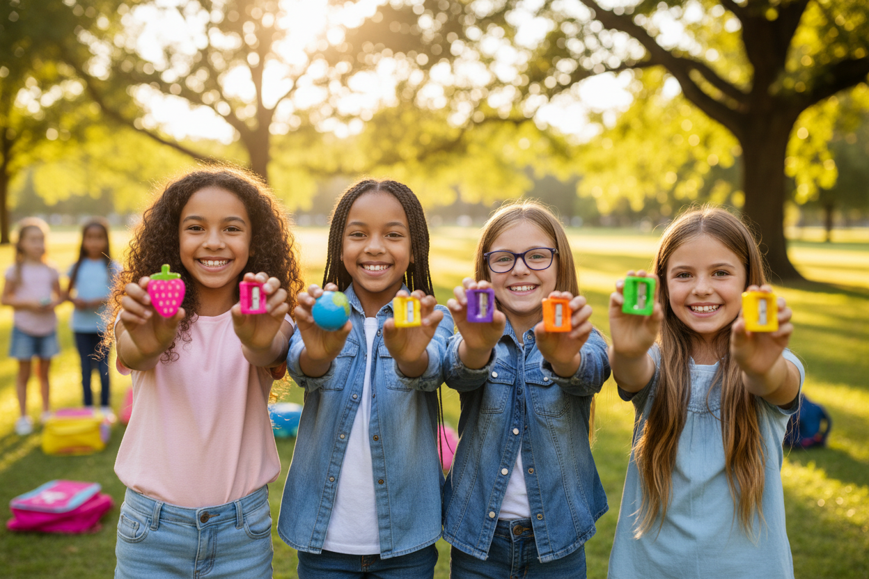 Kız Çocuk Kalemtraşlar