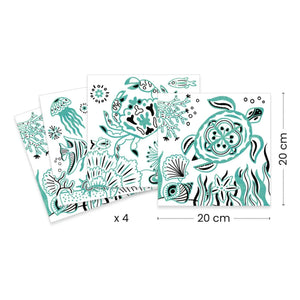 Djeco - Underwater Coloring Pages
