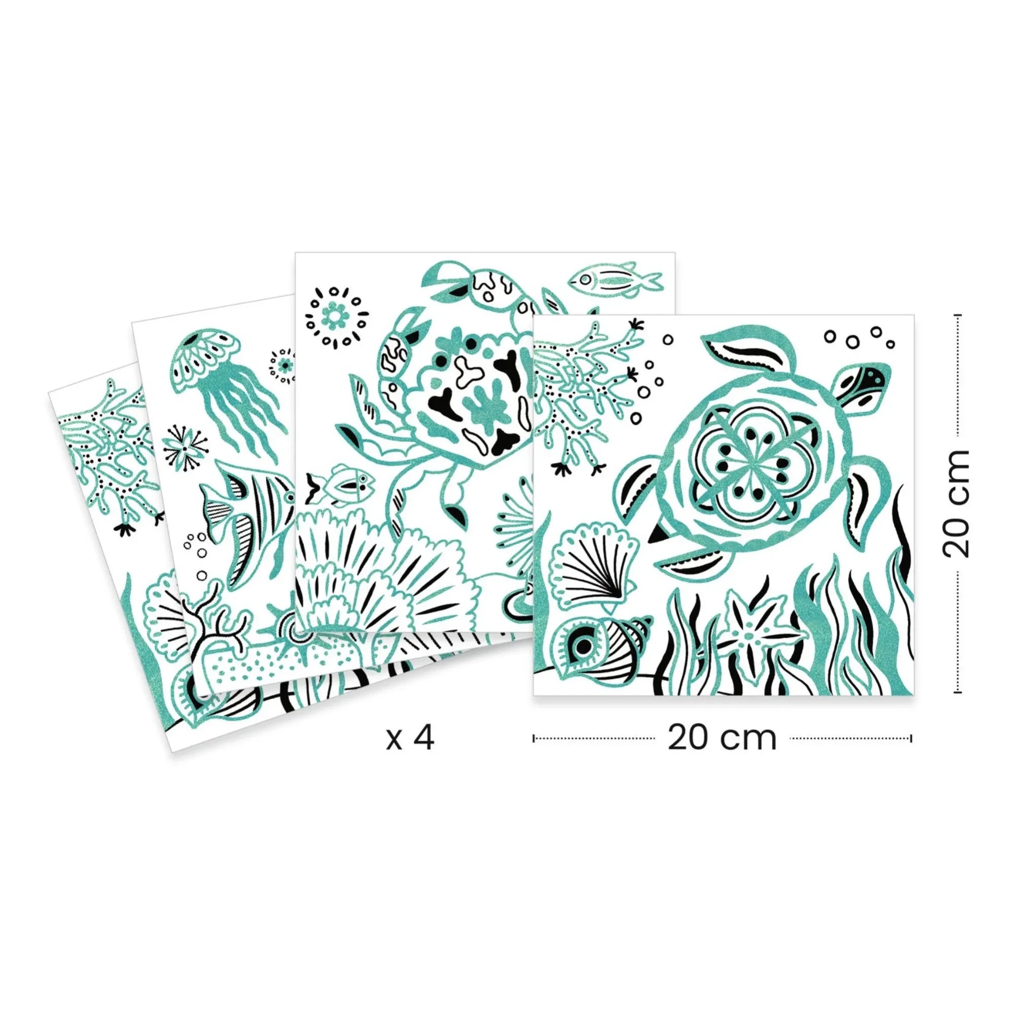 Djeco - Underwater Coloring Pages