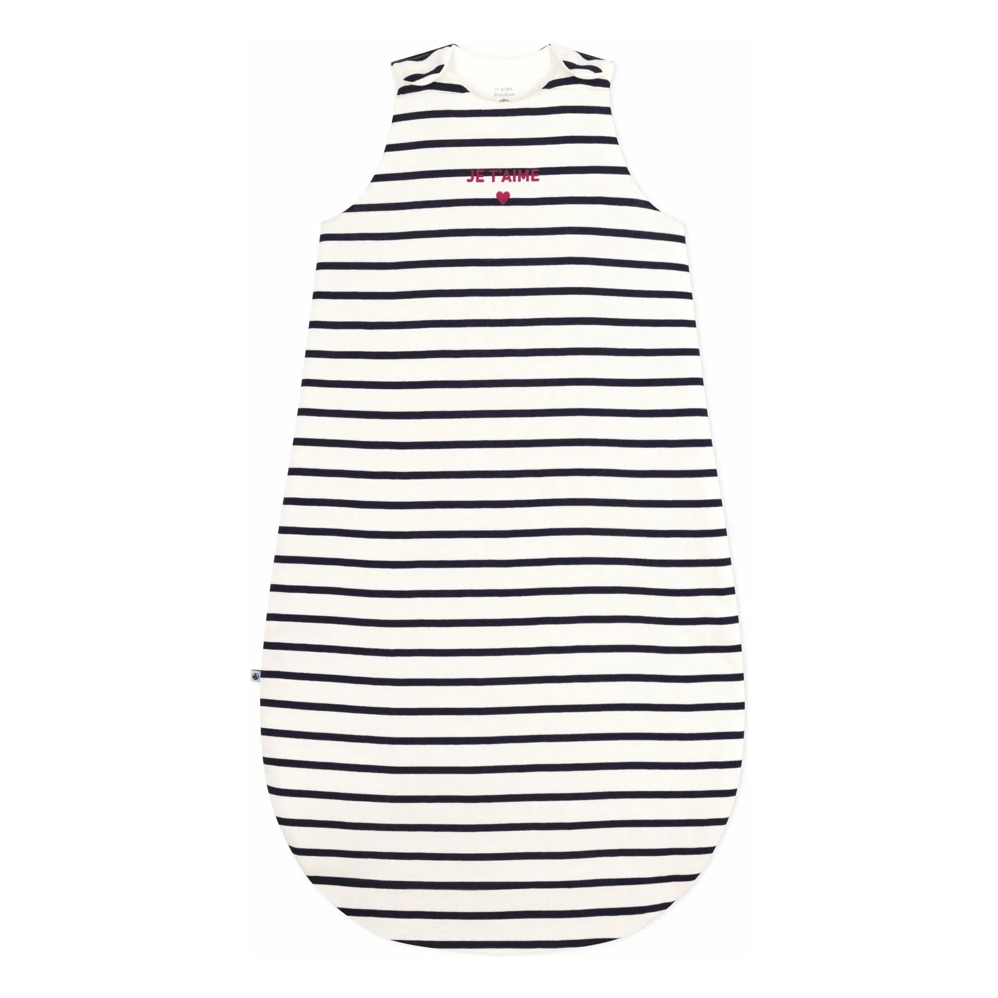 Petit Bateau - Je T'aime Pamuklu Elyaf Dolgulu Uyku Tulumu | Beyaz